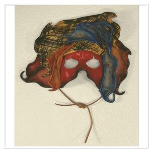 Rare Leather Face Mask Wall Decor Halloween Masquerade Joma Mazatlan Sinaloa